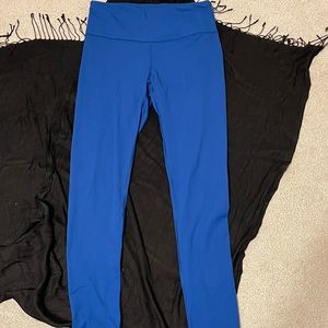 L- Blue Ankle Length Leggings
